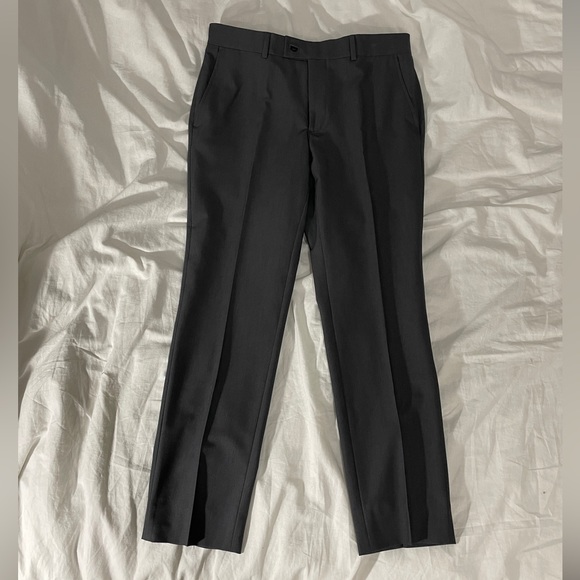 Savile Row Grey Mens 2-pc Suit w/slight stretch. Size 38R - Picture 4 of 12